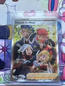 Pokemon TCG Crown Zenith Friends in Hisui Full Art Holo Ultra Rare Card 148/159 - Image 1