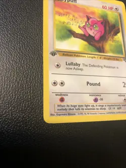 Jigglypuff 54/64 Jungle First Edition 1st Pokemon Card Mint TCG Wotc - Image 2