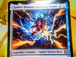 Spider-Woman Stunning Savior magic the gathering spider-man trading card singles - Image 2