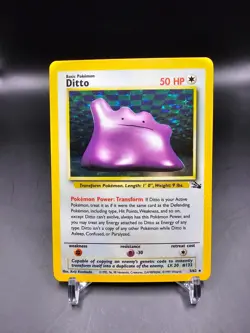 EX/LP - Ditto - 5/162 - Fossil - Pokemon Card - Image 1