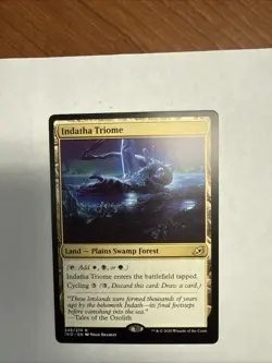 Indatha Triome Ikoria: Lair of Behemoths Regular Card, Near Mint Condition, MTG - Image 1