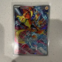 Pokemon Zeraora SV07 Stellar Crown Illustration Rare Full Art Holo Card 151/142 - Image 1