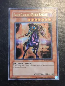 Yu-Gi-Oh! ULTRA RARE HOLO CARD SWIFT GAIA THE FIERCE KNIGHT RP02-EN085 VLP - Image 1