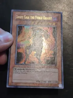 Yu-Gi-Oh! ULTRA RARE HOLO CARD SWIFT GAIA THE FIERCE KNIGHT RP02-EN085 VLP - Image 2