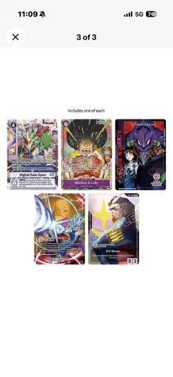 SEALED TCG Bandai Card Games Fest 25-26 Promo PACK-Gundam, OP, Digimon, UA, &DBS - Image 2