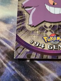 Pokemon #94 GENGAR Card | Topps | 2000 TV Animation | Holo Blue Logo - Image 2