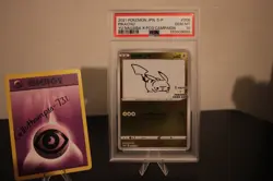 2021 POKEMON JPN S PROMO YU NAGABA X POKEMON CARD GAME CAMPAIGN PIKACHU PSA 10 - Image 1