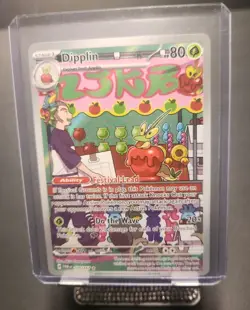 Pokemon card Dipplin 170/167* SV06 Twilight Masquerade Illustration Rare ENG - Image 1