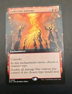 Collective Inferno (Extended Art) Lorwyn Eclipsed MTG Regular Near Mint - Image 1