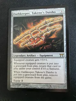 Mtg Oathkeeper, Takeno's Daisho ~ Champions of Kamigawa Nm - Image 1