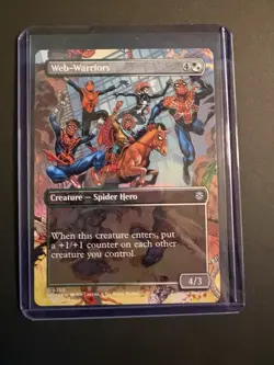Web-Warriors - Borderless Marvel's Spider-Man MTG - Image 1