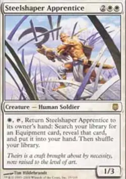 Steelshaper Apprentice - Foil ~ Moderately Played Darksteel MTG Magic UltimateMT - Image 1