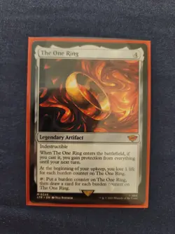 The One Ring The Lord of The Rings Regular #246 NM MTG Magic The Gathering - Image 1
