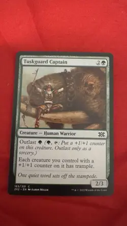 Tuskguard Captain Double Masters 2022 Regular 163 - Image 1