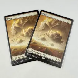 [Set of 2] MTG White Lotus Plains Secret Lair Showdown Promo - John Avon - NM - Image 1