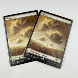 [Set of 2] MTG White Lotus Plains Secret Lair Showdown Promo - John Avon - NM - Image 2