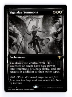 Sigarda's Summons 303 Innistrad: Double Feature R MTG LP - Image 1