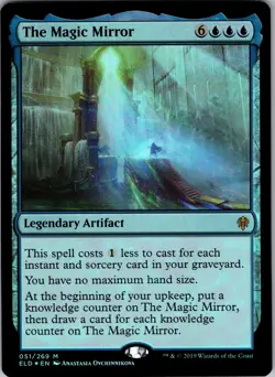 The Magic Mirror Throne of Eldraine Mythic LP Magic: The Gathering 51 Foil - Image 1