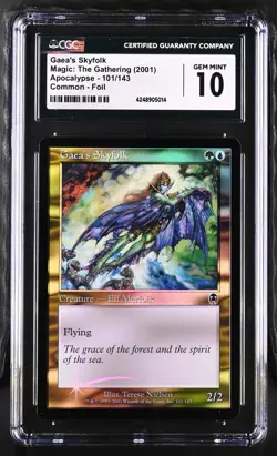 GAEA'S SKYFOLK Apocalypse Foil CGC 10 MTG [Nostalgium] - Image 1