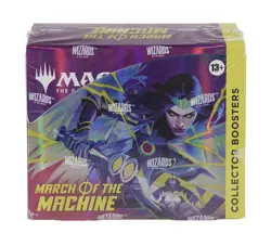 MAGIC THE GATHERING MARCH OF THE MACHINE COLLECTOR BOOSTER BOX 195166208350 - Image 1