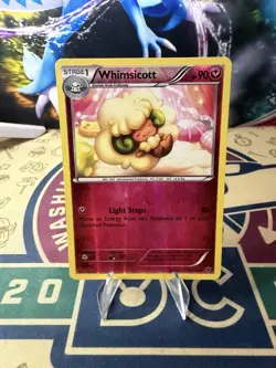 Pokemon TCG Whimsicott Fates Collide 71/124 Reverse Holo Uncommon - Image 1