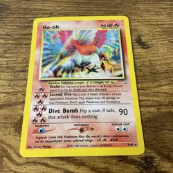 2001 Pokemon HO-OH #7/64 Neo Revelation Unlimited Holo Rare - Image 3