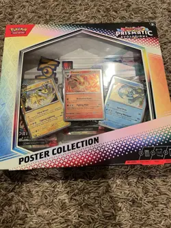 Pokemon TCG Scarlet & Violet Prismatic Evolutions Poster Collection Box - Image 1