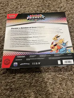 Pokemon TCG Scarlet & Violet Prismatic Evolutions Poster Collection Box - Image 2