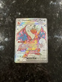 Charizard ex SVP 056 Scarlet Violet Black Star Promo Full Art Pokemon TCG NM - Image 1