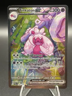 Pokemon Tinkaton ex 262/193 Sv02: Paldea Evolved Special Illustration Rare Holo - Image 1