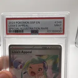 Pokemon Lisia's Appeal 246/191 Sv08 Special Illustration Rare Holo PSA 9 - Image 3