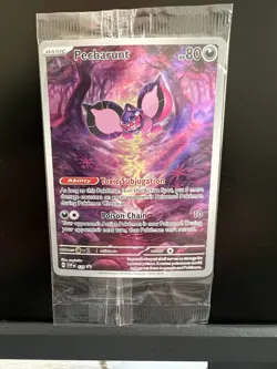 Pokemon Pecharunt Scarlet & Violet Promo Holo 80HP 129 Basic English 2024 - Image 1