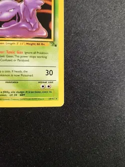 Pokemon Muk (28) Rare Unlimited Fossil 28/62 NM - Image 4
