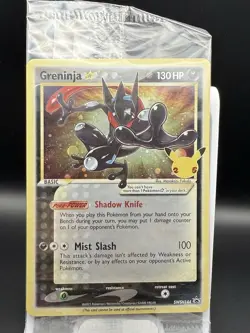 Greninja Gold Star SWIRL 💫 SEALED Promo SWSH144 Pokemon Holo Celebrations 💫 - Image 1