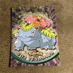 Venusaur #03 Holo Foil 1999 Pokemon - Topps Series 1 - TV Animation Edition - MP - Image 1