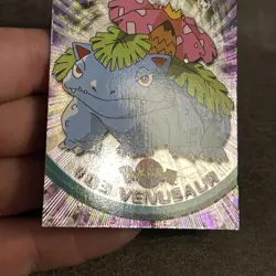 Venusaur #03 Holo Foil 1999 Pokemon - Topps Series 1 - TV Animation Edition - MP - Image 3