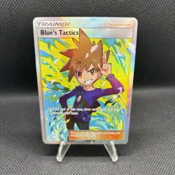 Blue's Tactics Full Art 231/236 SM Unified Minds Holo Pokemon TCG (HP) - Image 1