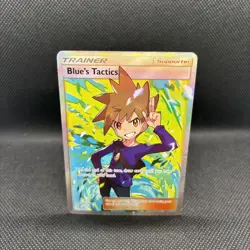 Blue's Tactics Full Art 231/236 SM Unified Minds Holo Pokemon TCG (HP) - Image 2