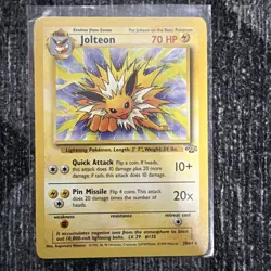 Pokemon Jolteon TCG Jungle 20/64 Regular Rare Non-Holo - Image 1