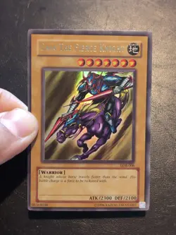 Yu-Gi-Oh! ULTRA RARE GAIA THE FIERCE KNIGHT LOB-006 1996 VINTAGE PRINT NM/VLP - Image 3