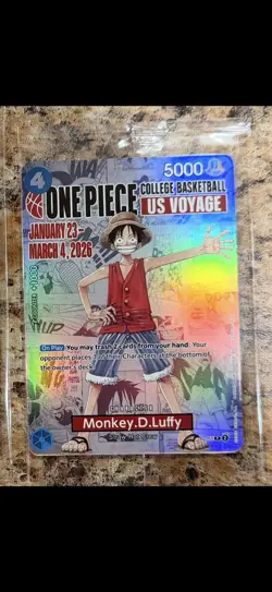 Monkey.D.Luffy (055) (College Basketball US Voyage) P-055 One Piece Promotion. - Image 1