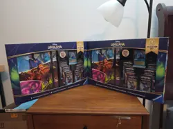 2X Disney Lorcana First Chapter Collector Set Bundle - 6 packs, portfolio, promo - Image 1