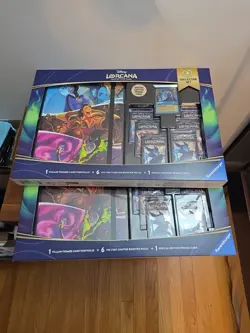 2X Disney Lorcana First Chapter Collector Set Bundle - 6 packs, portfolio, promo - Image 3
