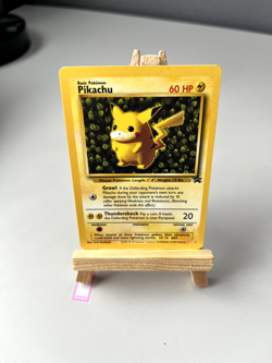 Pokemon Pikachu Card #1 Black Star Rare Promo WOTC Vintage - Image 1