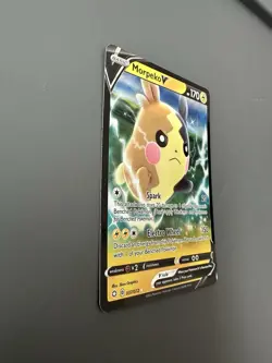 Pokemon Card Shining Fates MORPEKO V 37/72 Ultra Rare Holo Near Mint - Image 2