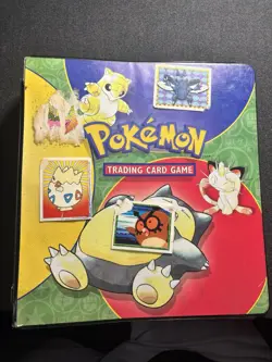 Pokemon TCG Vintage Binder 147 Cards Collection WOTC Base Set Mixed Conditions - Image 1