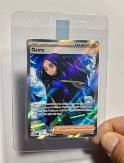 Geeta 218/197 (NM) IR Scarlet & Violet: Obsidian Flames 2023 Pokemon Card - Image 3