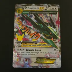 Pokemon TCG M Rayquaza EX 220 HP Holo Celebrations 76/108 Card - Image 1