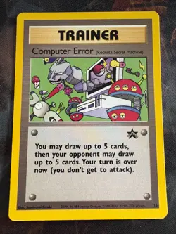 Computer Error Promo 16 WOTC Black Star Pokemon Card MP - Image 1