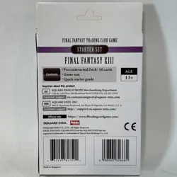 Final Fantasy Trading Card Game TCG Starter Deck Final Fantasy XIII English NSIB - Image 2